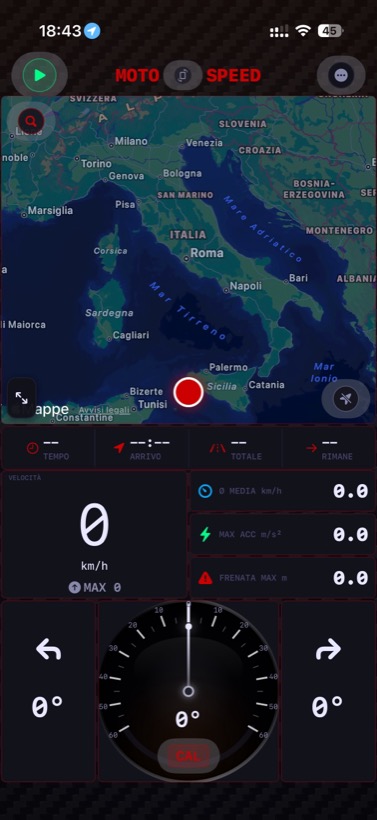 Dashboard principale